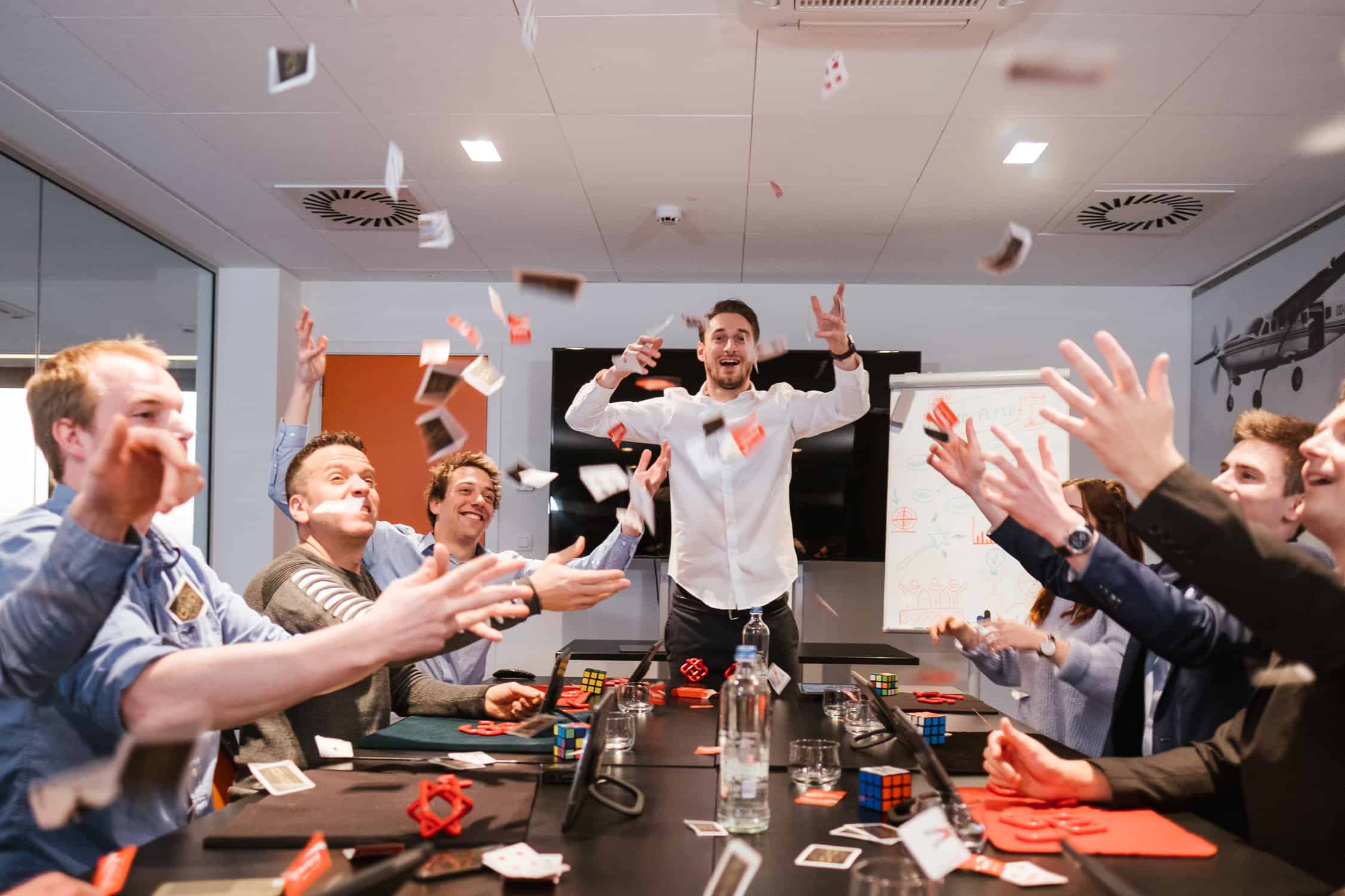team building and magic